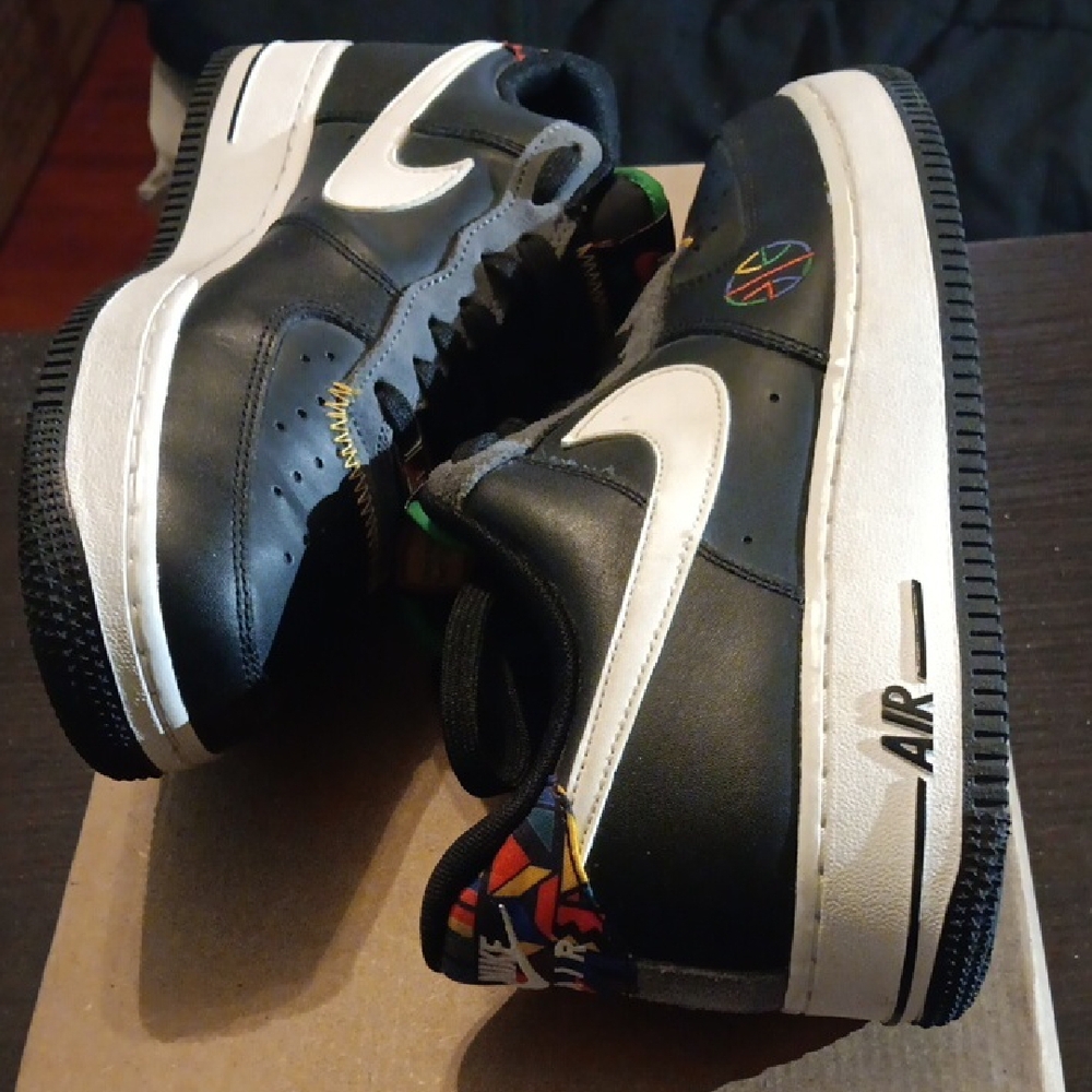 Nike Air Force 1 Low Rare Live Together, Play Together (Peace) Mens 7.5 Womens 9 - Picture 8 of 9